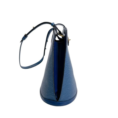 Louis Vuitton Epi Shoulder Bag Cluny Blue