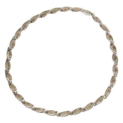 Tiffany & Co 925 Silver 18K Yellow Gold Silver Gold Necklace 0628 Tiffany & Co