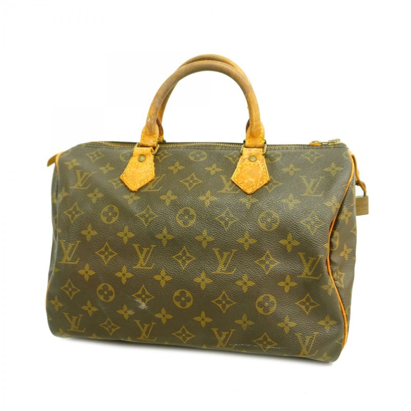 Louis Vuitton Handbag Monogram Speedy 30 M41108 Brown Ladies