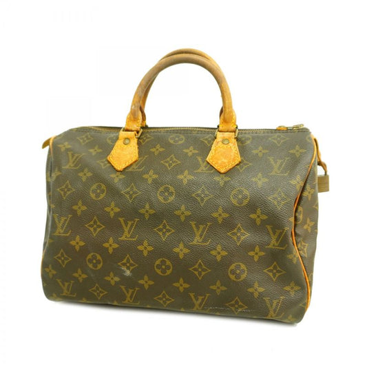 Louis Vuitton Handbag Monogram Speedy 30 M41108 Brown Ladies