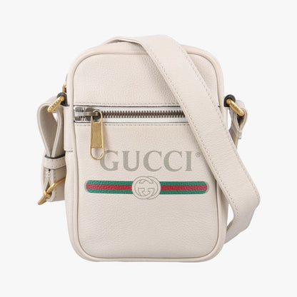 Gucci Printed Messenger White Leather 574803 A028973505