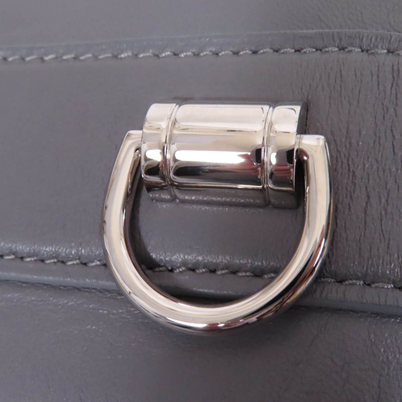 Hermes 2021 Lamb Leather Shorts With D-can Bottoms Gray 38 Made In Italy