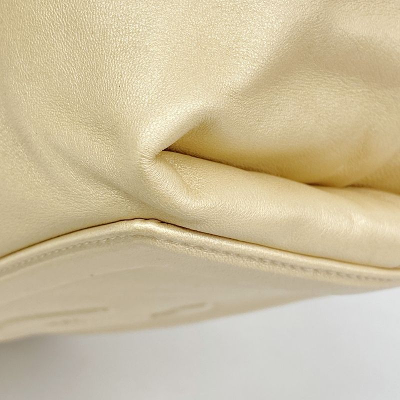 Chanel Tote Bag Coco Cocoon Leather Beige Gold Hardware Women's