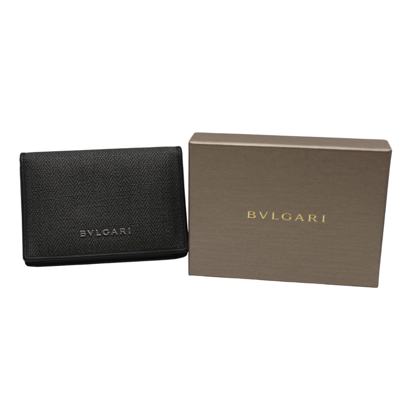 Bvlgari 32588 Weekend Card Case Business Card Holder A25-2645