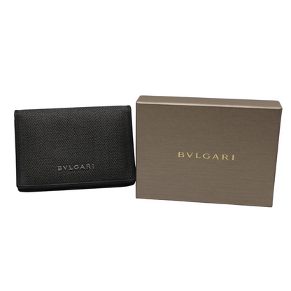 Bvlgari 32588 Weekend Card Case Business Card Holder A25-2645