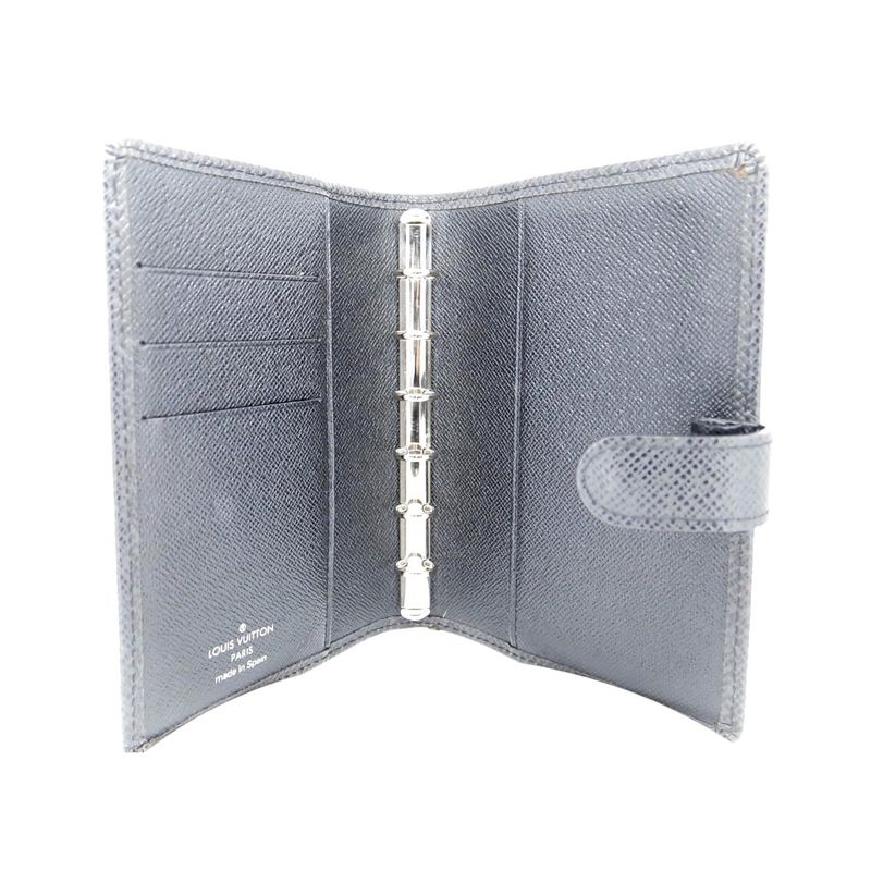 Louis Vuitton Agenda PM R20426 Ardoise Men's Notebook Cabas - Black Pawnshop Lot