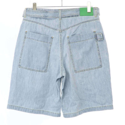 Bottega Veneta 24ss Belted Denim Shorts 771881 V3n60 Light Blue 48