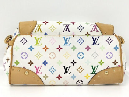 Louis Vuitton Beverly MM Handbag Monogram Multicolor Bronze M40203