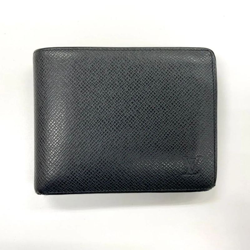 Louis Vuitton Taiga Portefeuille Florine Ardoise Compact Wallet Folded M31112