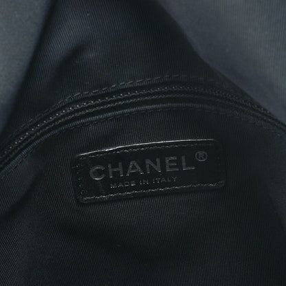 Chanel Shoulder Bag Denim Coco Mark Gray With Silver Hardware Ladies [no