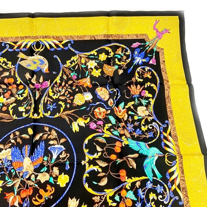 Hermes Silk Carré 90 Pierres D' Orient Et D' Occident Oriental and Western