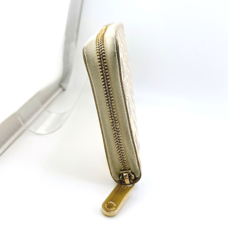 Louis Vuitton N60012 Damier Azure Round Zipper Long Wallet Zippy Organizer Long