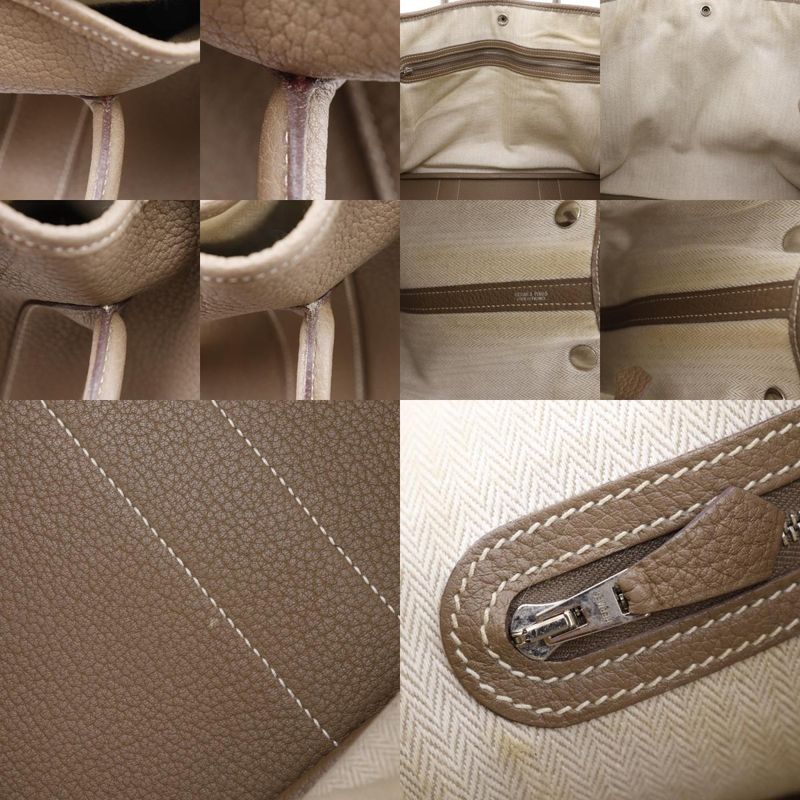 Hermes Garden Party 36 PM Negonda Etoupe □O Ladies Tote Bag