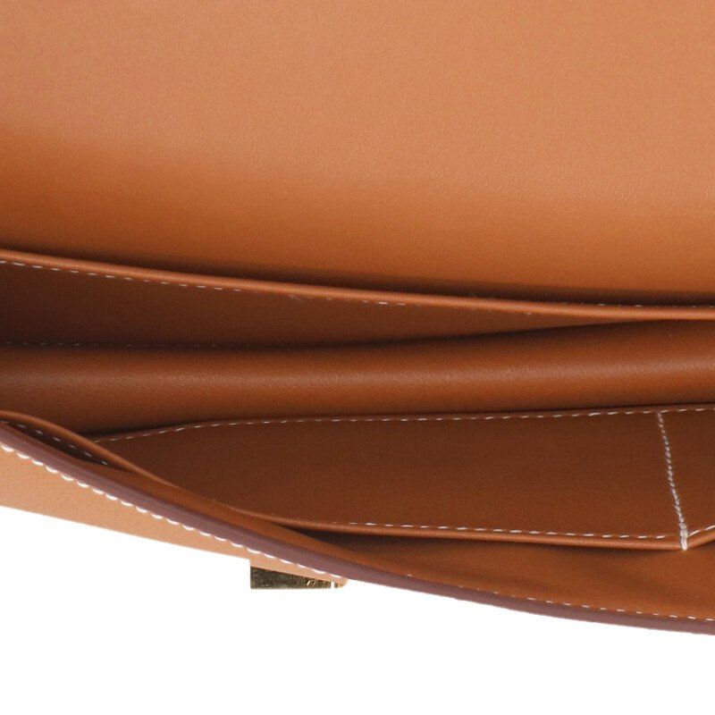 Hermes Constance Elan W Engraved Ghardware Leather Shoulder Bag Men's