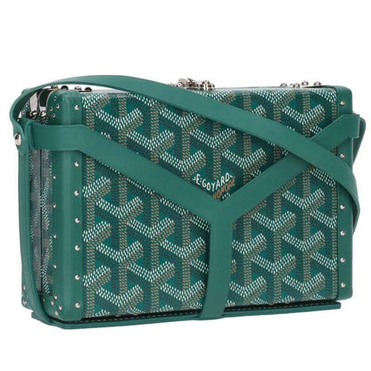 Goyard Minaudière Trunk Leather Trunk Shoulder Bag Men's