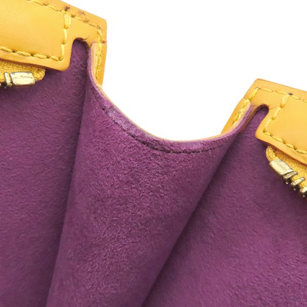 Louis Vuitton Shoulder Bag Saint Jacques Epi Leather Tassili Yellow Gold