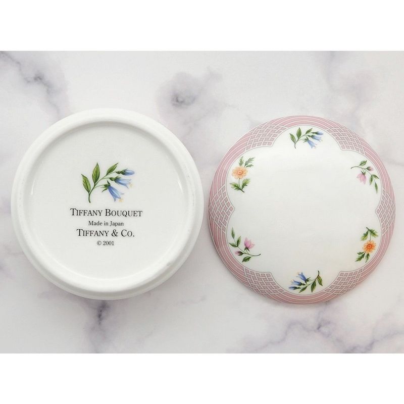 Tiffany & Co. Bouquet Bonbonnière Trinket Box Candy Container
