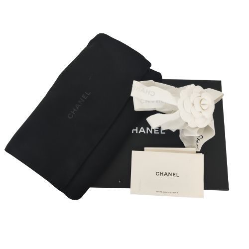 Chanel Shoulder Bag Lamb Shoulder Wallet Phone Case Black