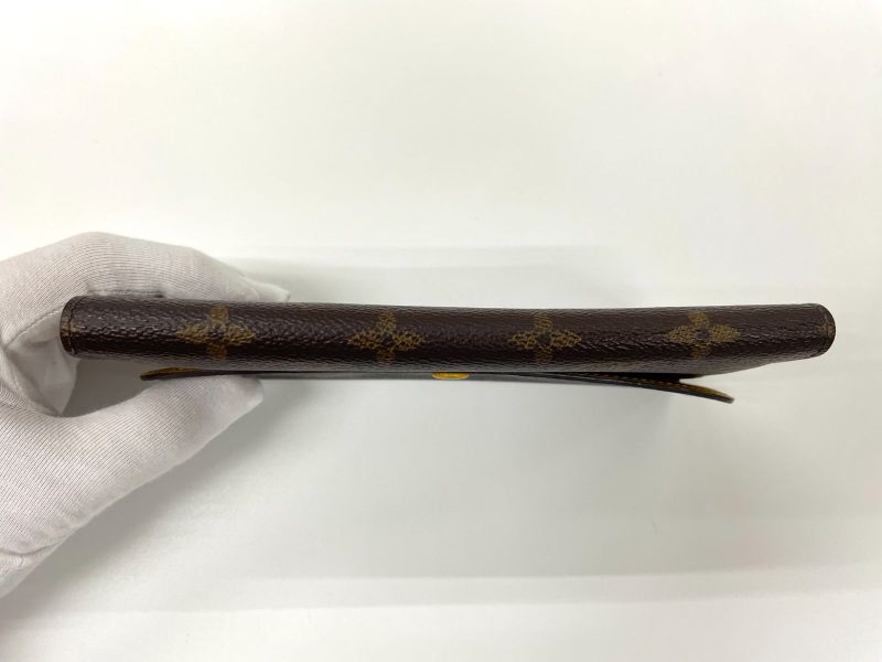 Louis Vuitton Monogram Portefeuille Emilie Zipper Long Wallet M60698 Brown ×