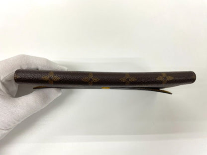 Louis Vuitton Monogram Portefeuille Emilie Zipper Long Wallet M60698 Brown ×