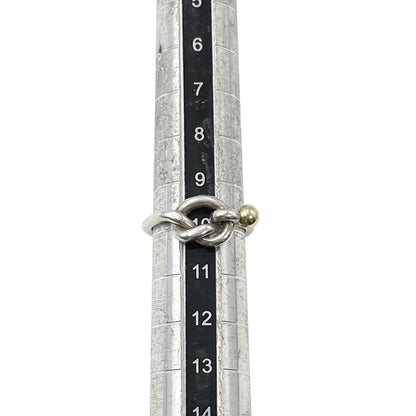 Tiffany & Co Tiffany & Co Love Knot Ring Size Sv925/18k Yellow Gold Size 10