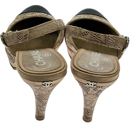 Chanel Ring Back Strap Sandals 22.5cm (8.86in)