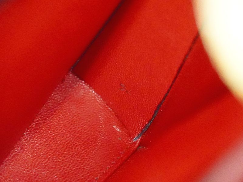 Authentic Celine Leather Shoulder Bag Pochette Black Bag Pre-owned [follow-up