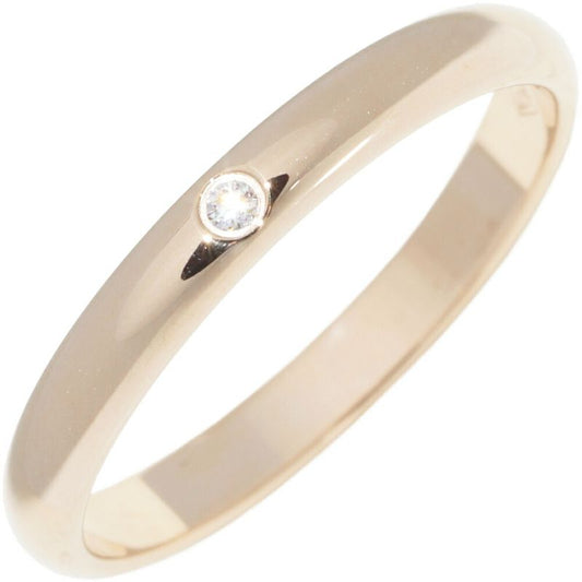 Cartier Ring 18K Yellow Gold Diamond 1P (001ct) Classic Wedding Ring 1895