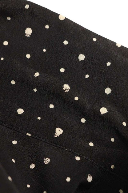 Saint Laurent Paris 531956 Y104v Dotted Short Sleeve Shirt Men 38