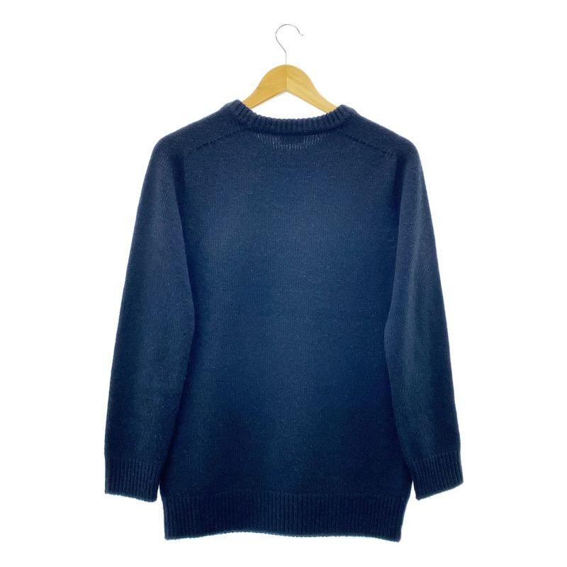 Celine - Cashmere Crew Neck Knit - XS - Navy - Women's