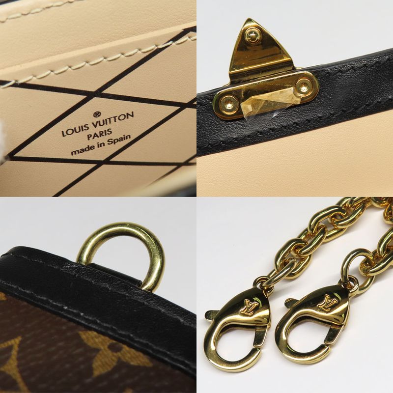 Louis Vuitton Essential Trunk M68566 Monogram Chain Shoulder Bag Party