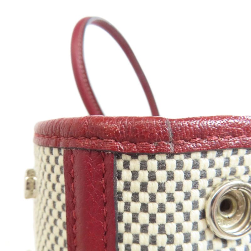 Hermes Garden Party TPM Silver Hardware Tote Bag Canvas Women