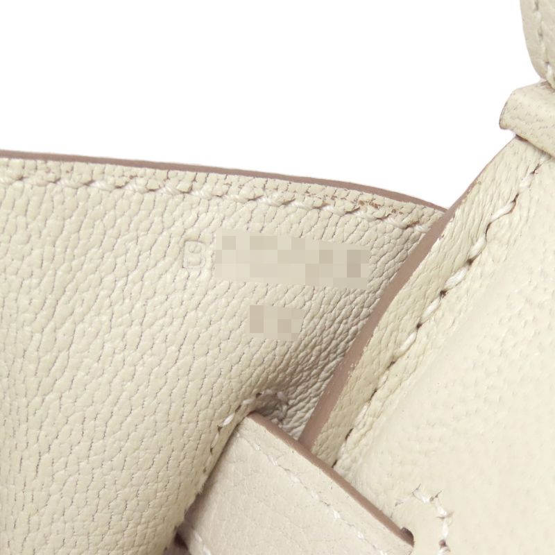 Hermes Birkin 30 Nata Gold Hardware Handbag Taurillon Women