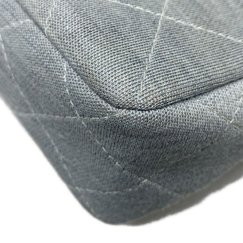 Chanel Shoulder Bag Single Flap Matelasse Light Blue Chain Shoulder/silver