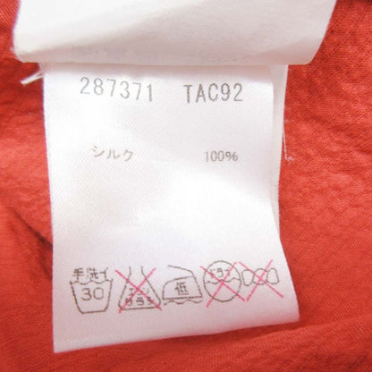 11ss Balenciaga Silk Skirt Flared Silhouette Gathered Tucked Above Knee Length