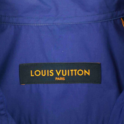 Louis Vuitton 22aw LV Split Short Sleeve Pullover Shirt Rm222m Mn8 Hns04w Blue L