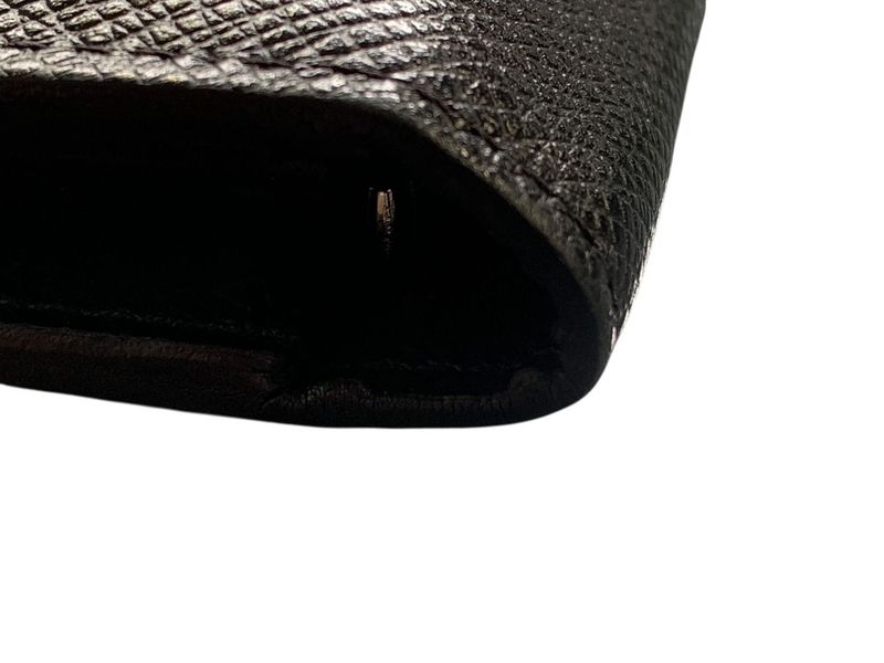 2577 Louis Vuitton Portefeuille Brazza Long Wallet M32572 Taiga Ardoise Black