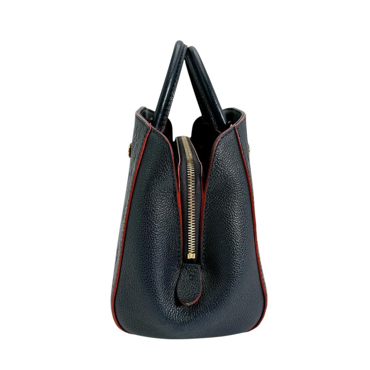 Louis Vuitton Empreinte Montaigne BB Marine Rouge Shoulder Bag