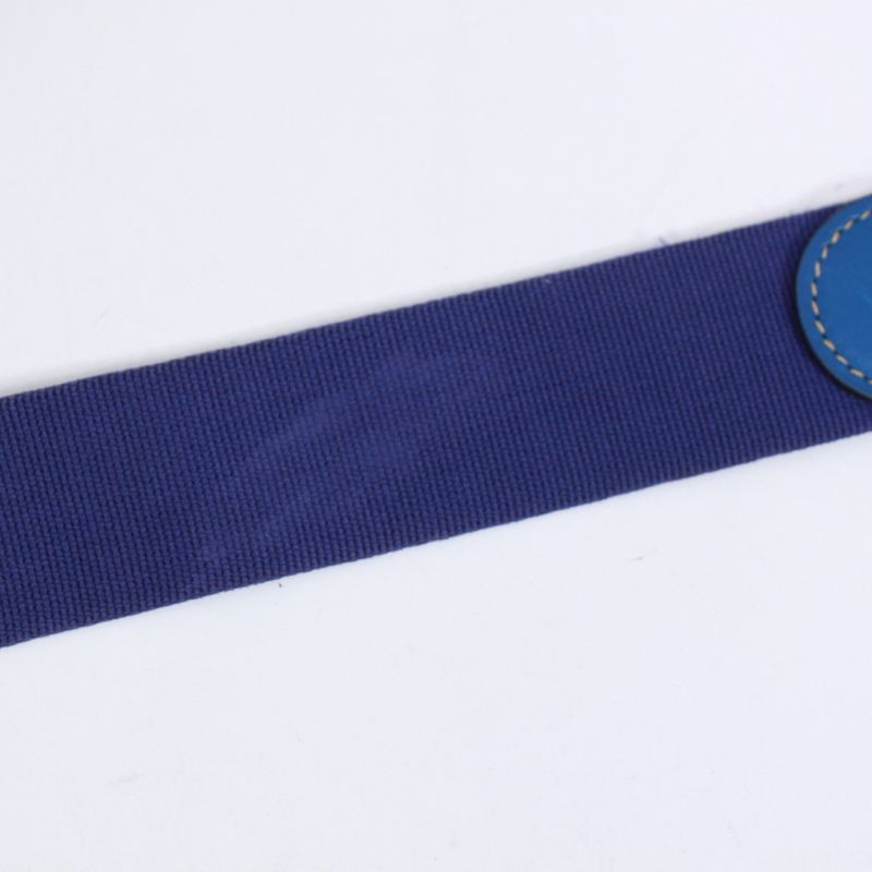 Hermes Evelyn 1 PM Leather And Chevre Blue Shoulder Bag Gold