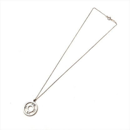 Tiffany & Co Atlas Open Circle Silver Necklace