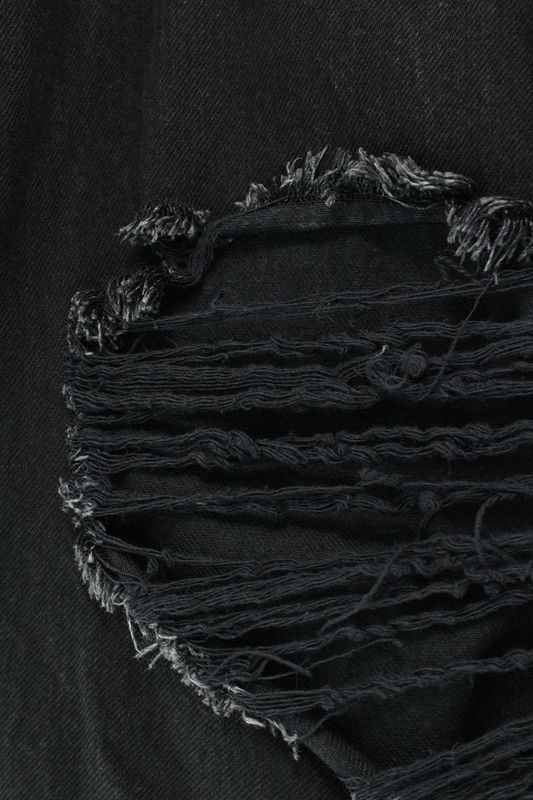 Balenciaga 697833 Tbp47 Destroy Baggy Denim Pants Men's M