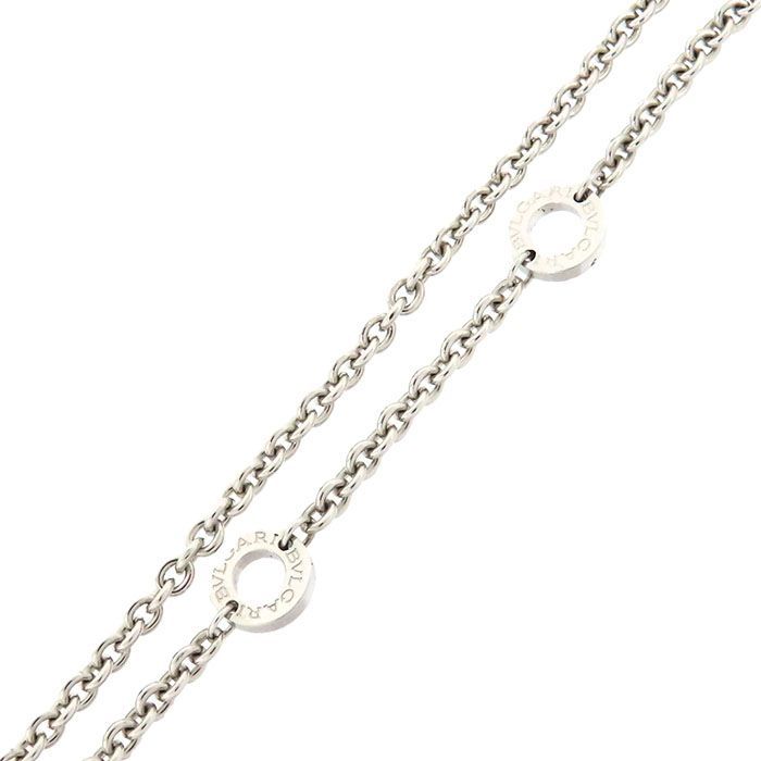 Bvlgari Bulgari Astorale Cherchi Diamond Necklace 18K White Gold 750 White Gold