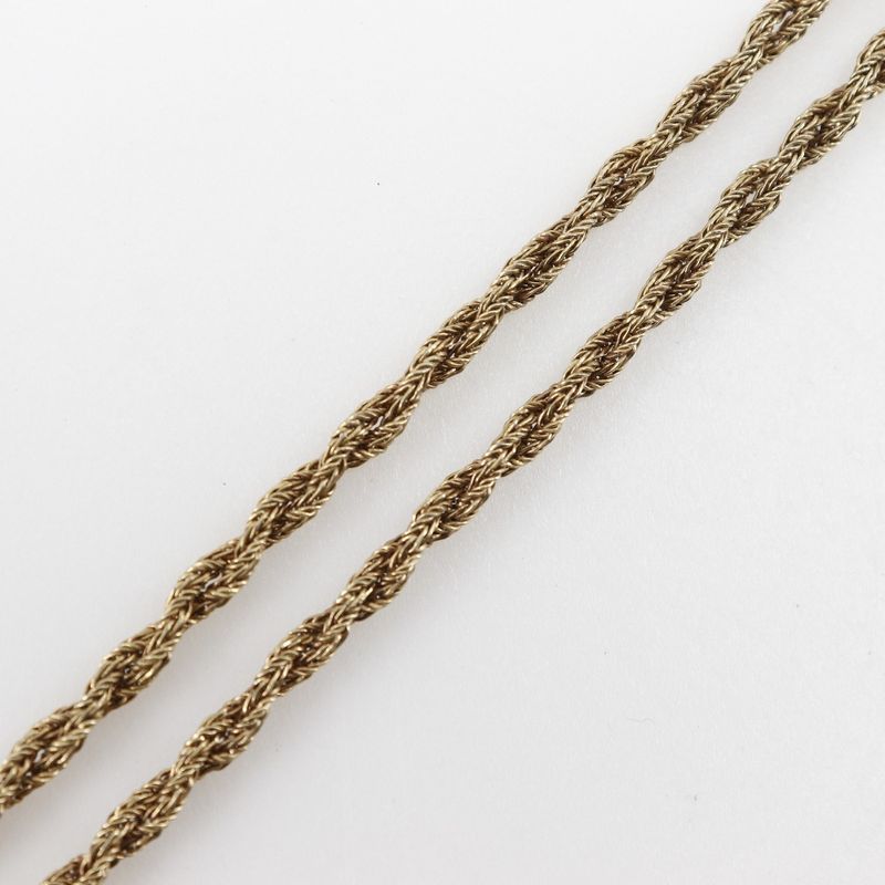 [dior] Christian Dior Lariat Gold Plated Ladies 32.2g Necklace