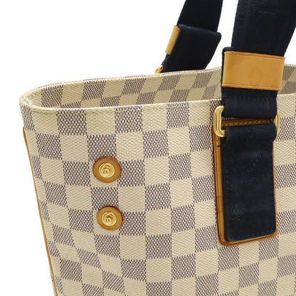 Louis Vuitton Damier Azure Platins Soleil Cabas PM Tote Bag Shoulder Bag Semi