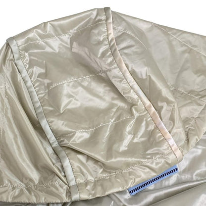 Prada Blouson Size 42 M Women's 291511 Ivory Cotton / Long Sleeve / Zip Up /