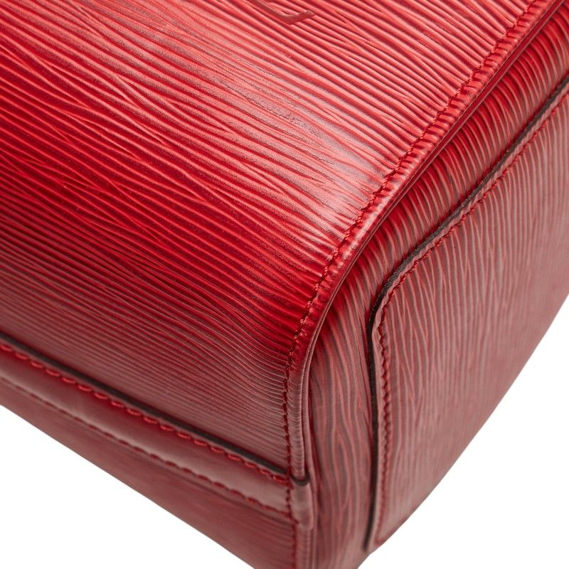 Louis Vuitton Epi Speedy 25 Handbag Mini Boston Bag M59237 Castilian Red