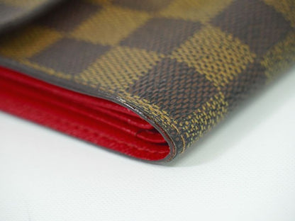 Authentic Louis Vuitton LV Portefeuille Koala Damier Ebène Fold Wallet Brown