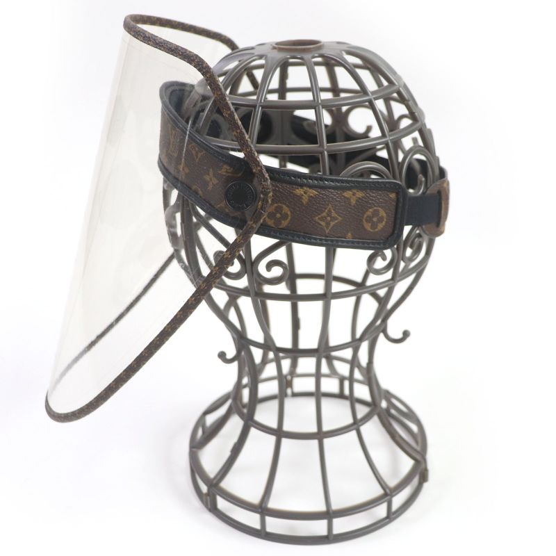 Louis Vuitton 2021 M76727 Villers LV Shield Monogram Canvas Sun Visor Face