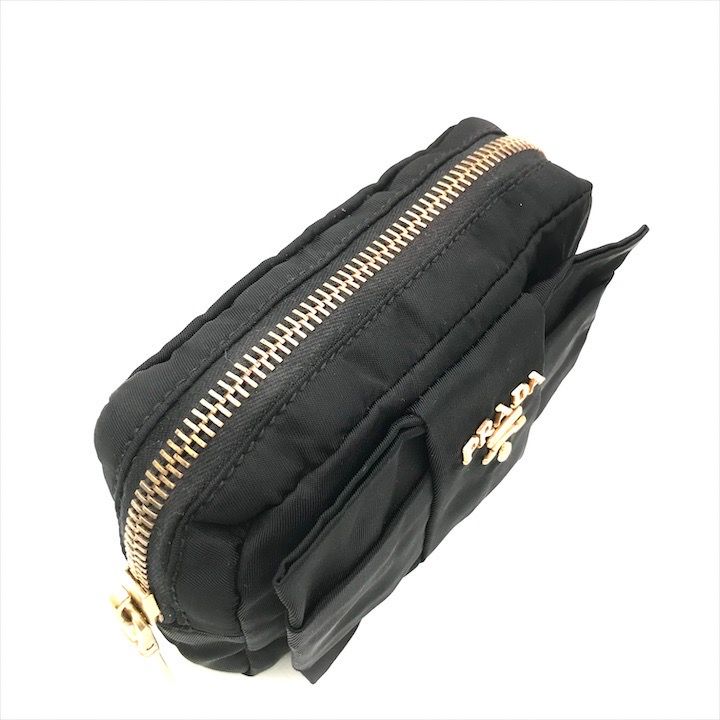Prada Nylon Tessuto Ribbon Pouch