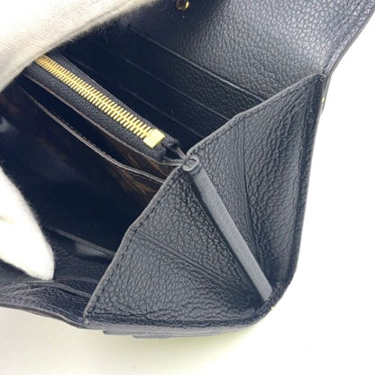 Louis Vuitton Portefeuille Pallas Leather And Canvas Brown Wallet Gold M64092